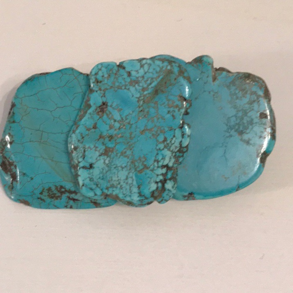 Turquoise belt buckle